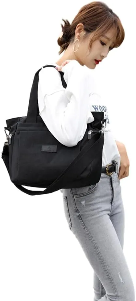 Trawila Women's Nylon Handbags Shoulder Bags, Women Tote Bag, Large Shoulder Tote Bag Handbag