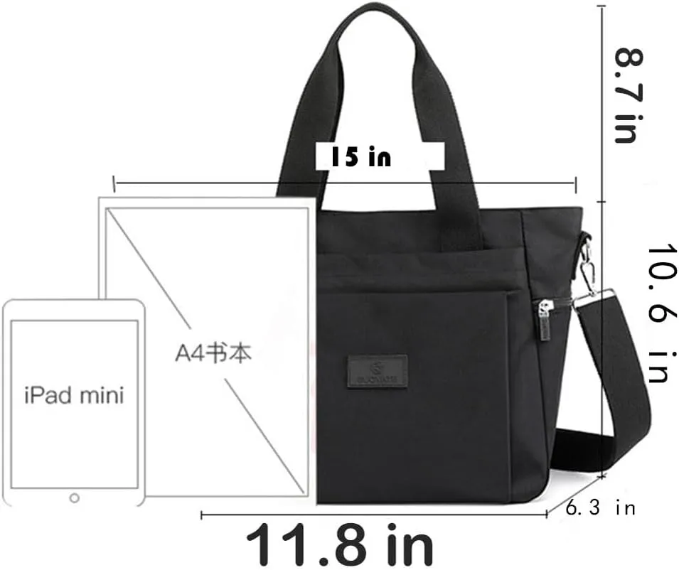Trawila Women's Nylon Handbags Shoulder Bags, Women Tote Bag, Large Shoulder Tote Bag Handbag