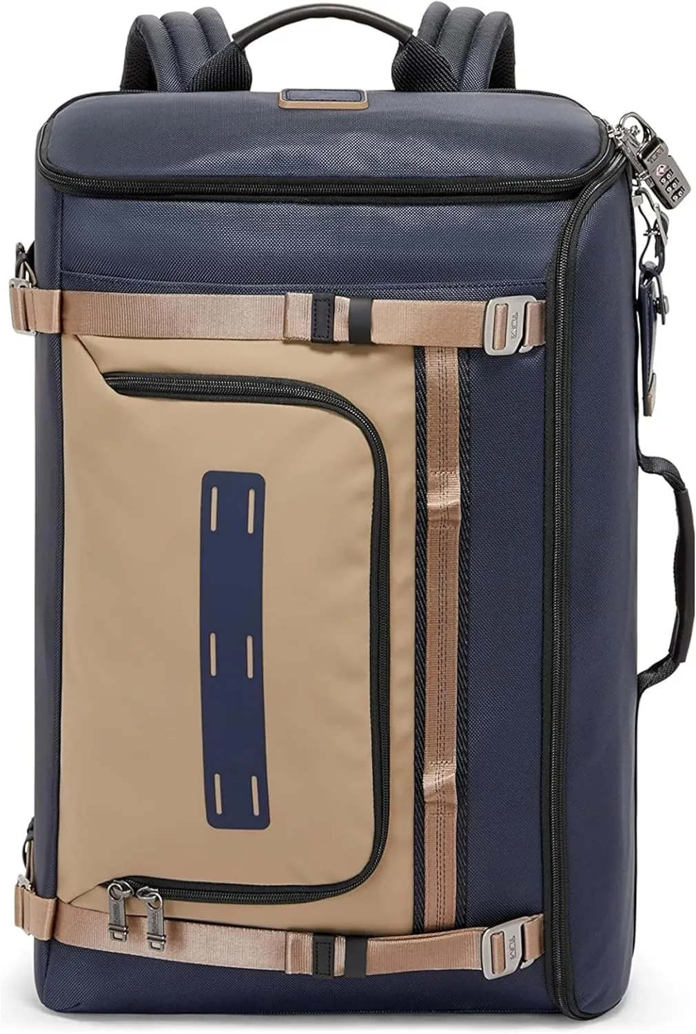 TUMI - Alpha Bravo Endurance Backpack - Large Travel Laptop Backpack - 22.0" X 14.0" X 8.5" - For 17" Laptop - Midnight Navy/Khaki