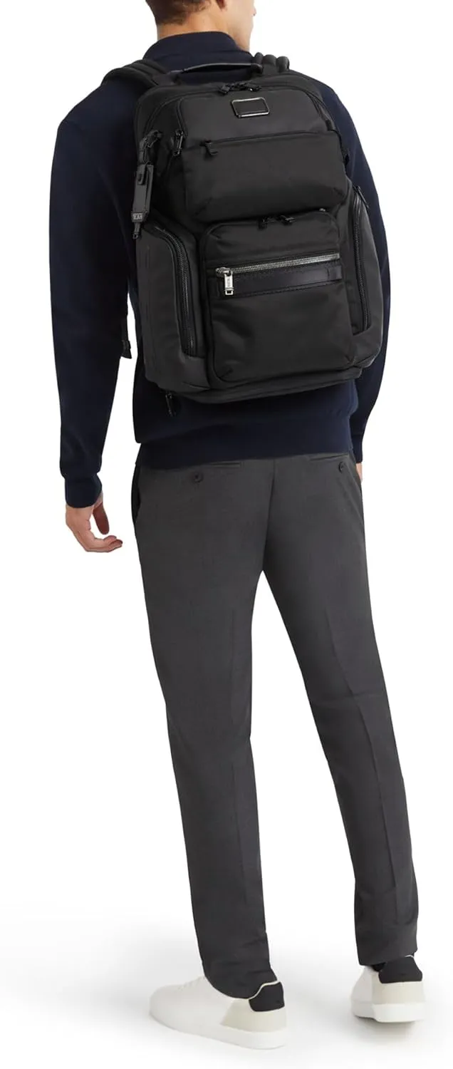 TUMI - Alpha Bravo Nomadic Backpack - Durable Carry On Backpack - 18.8" X 15.0" X 9.0" - Fits up to 15" Laptop - Black Onyx