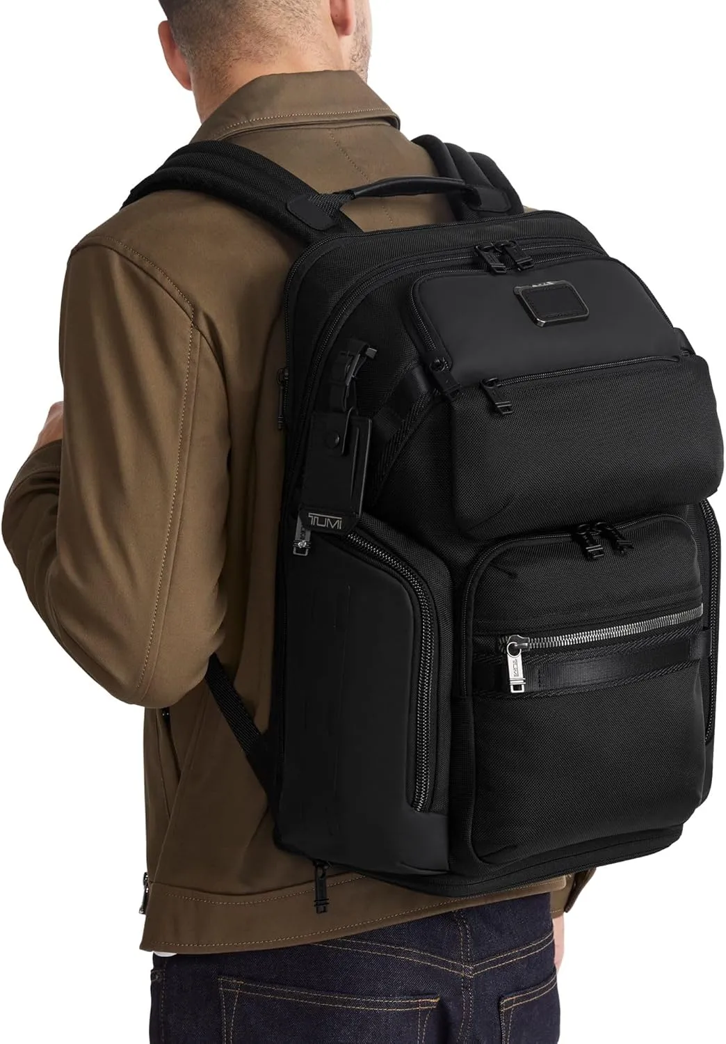 TUMI - Alpha Bravo Nomadic Backpack - Durable Carry On Backpack - 18.8" X 15.0" X 9.0" - Fits up to 15" Laptop - Black Onyx