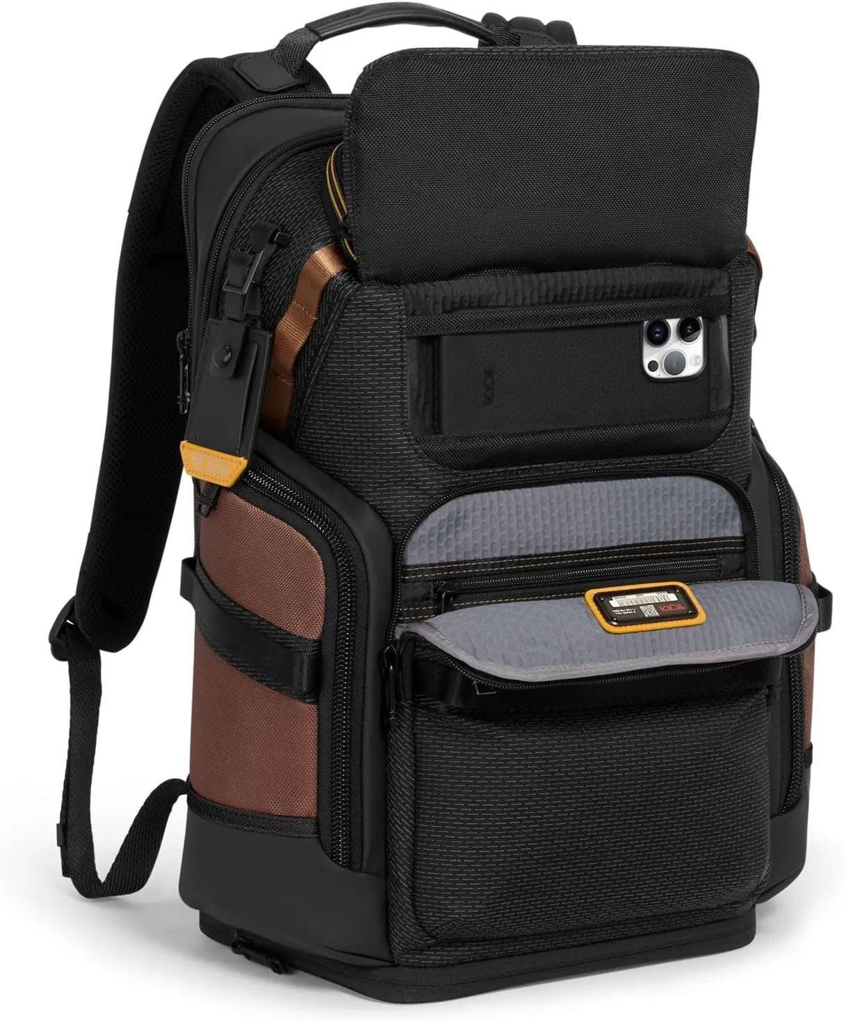 TUMI - Alpha Bravo Nomadic Backpack - Durable Carry On Backpack - 18.8" X 15.0" X 9.0" - Fits up to 15" Laptop - Black Onyx