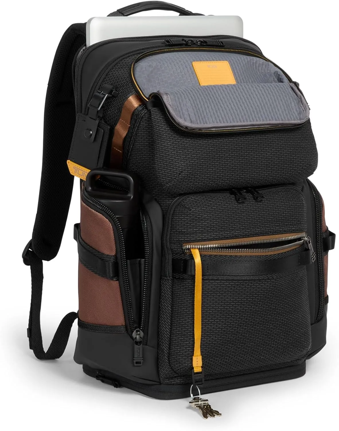 TUMI - Alpha Bravo Nomadic Backpack - Durable Carry On Backpack - 18.8" X 15.0" X 9.0" - Fits up to 15" Laptop - Black Onyx