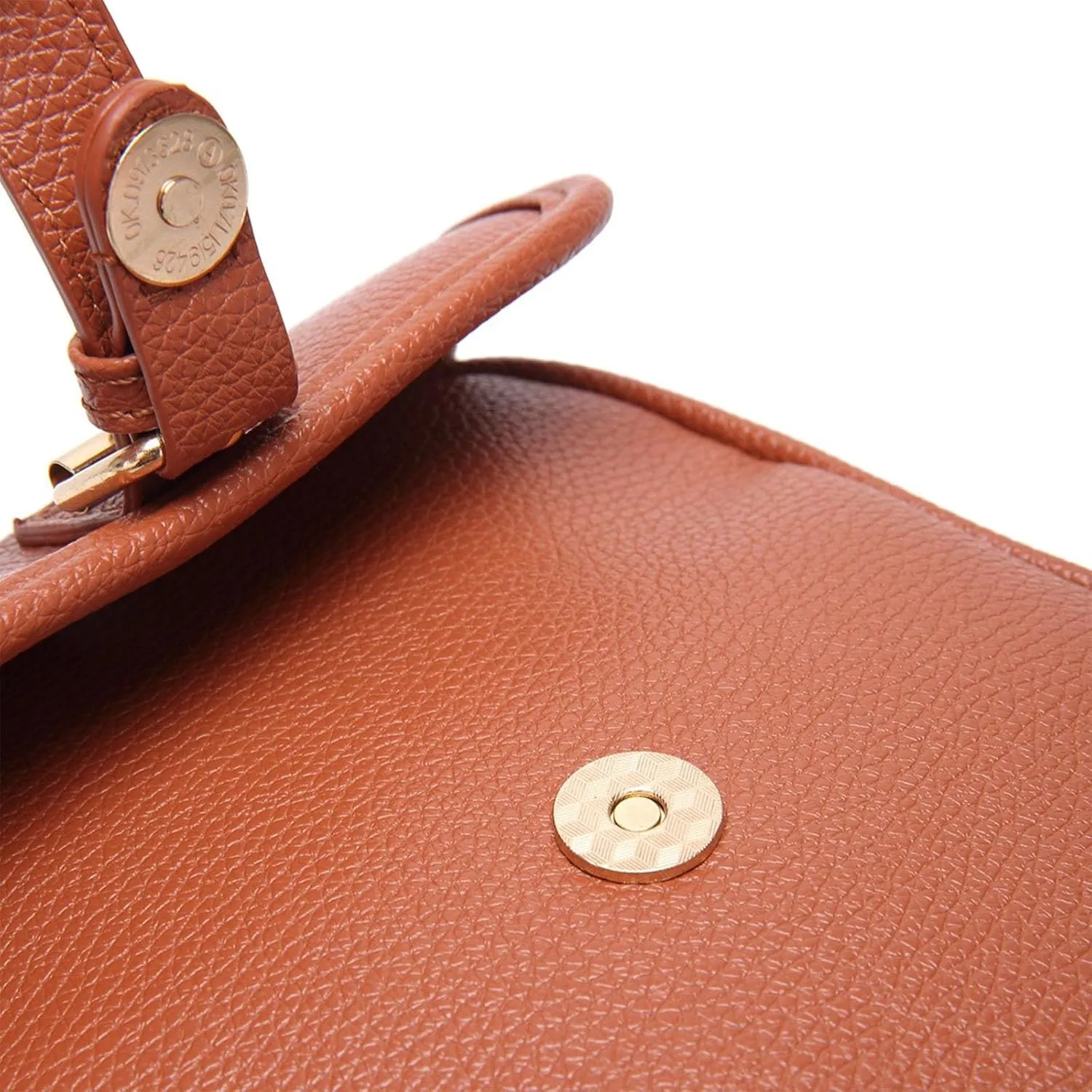 Urvashi Crossbody Anti Theft Leather Bag, Collaborateam Crossbody Bag for Women, Tojoyride Crossbody Bag(Brown)