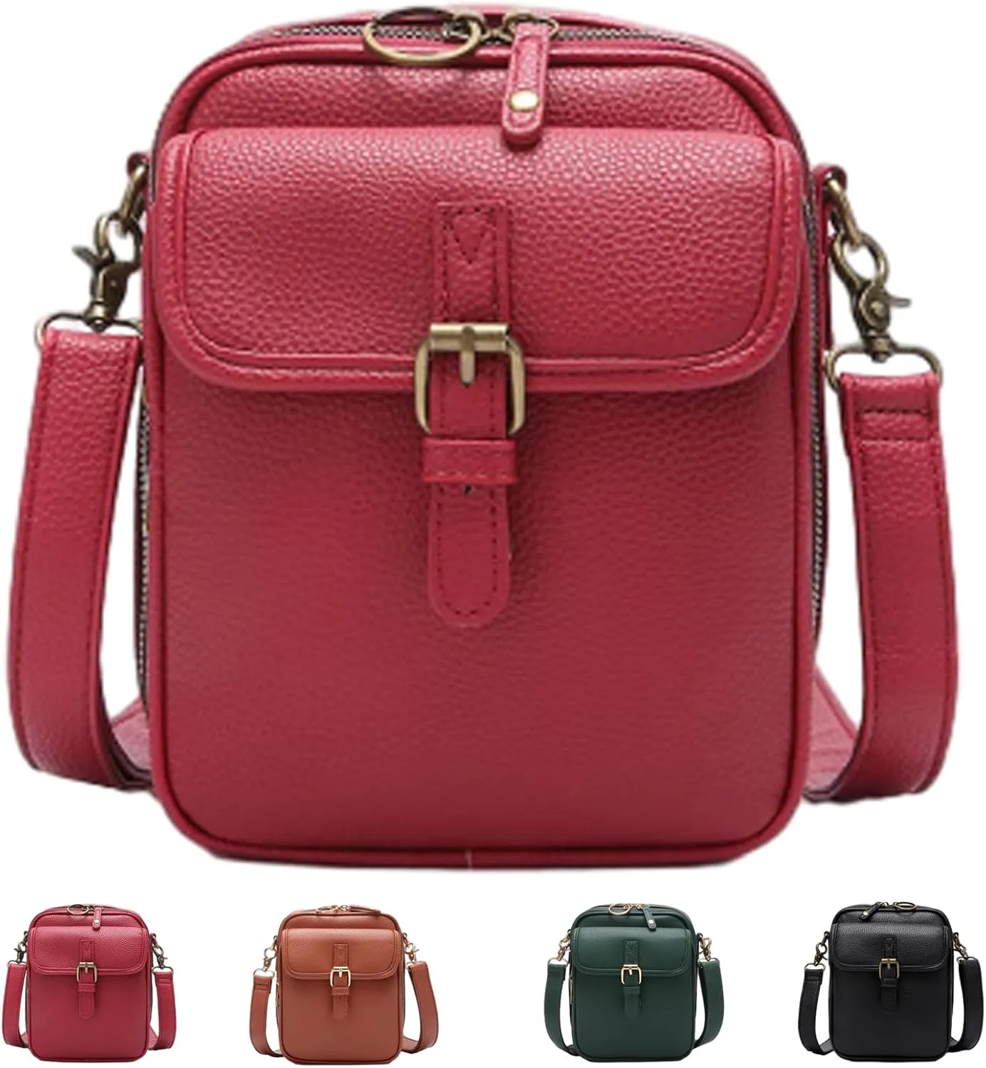 Urvashi Crossbody Bag, Vintage Large Capacity Messenger Bag, Minimalist Versatile Women's Casual Bag