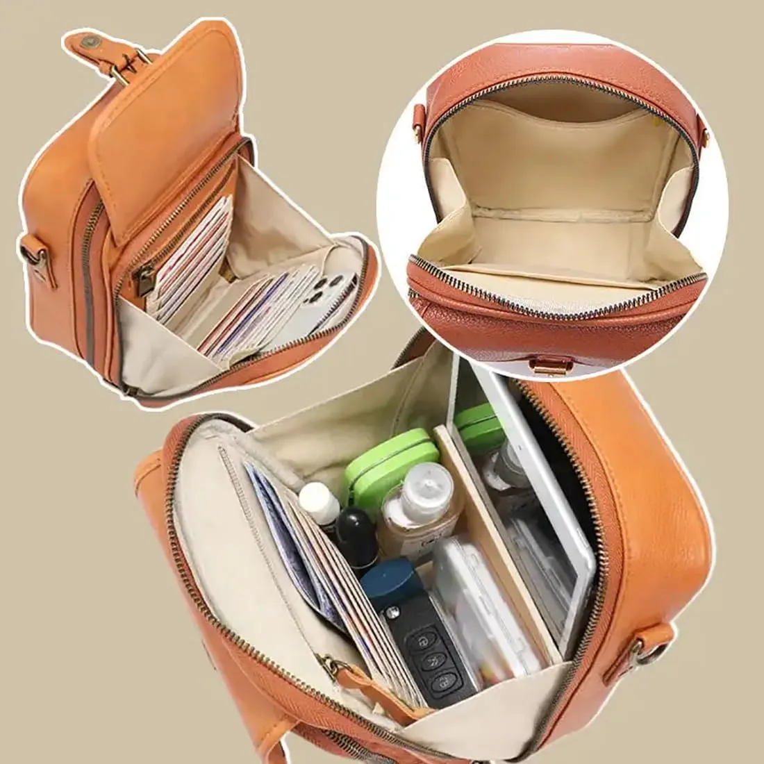 Urvashi Crossbody Bag, Vintage Large Capacity Messenger Bag, Minimalist Versatile Women's Casual Bag