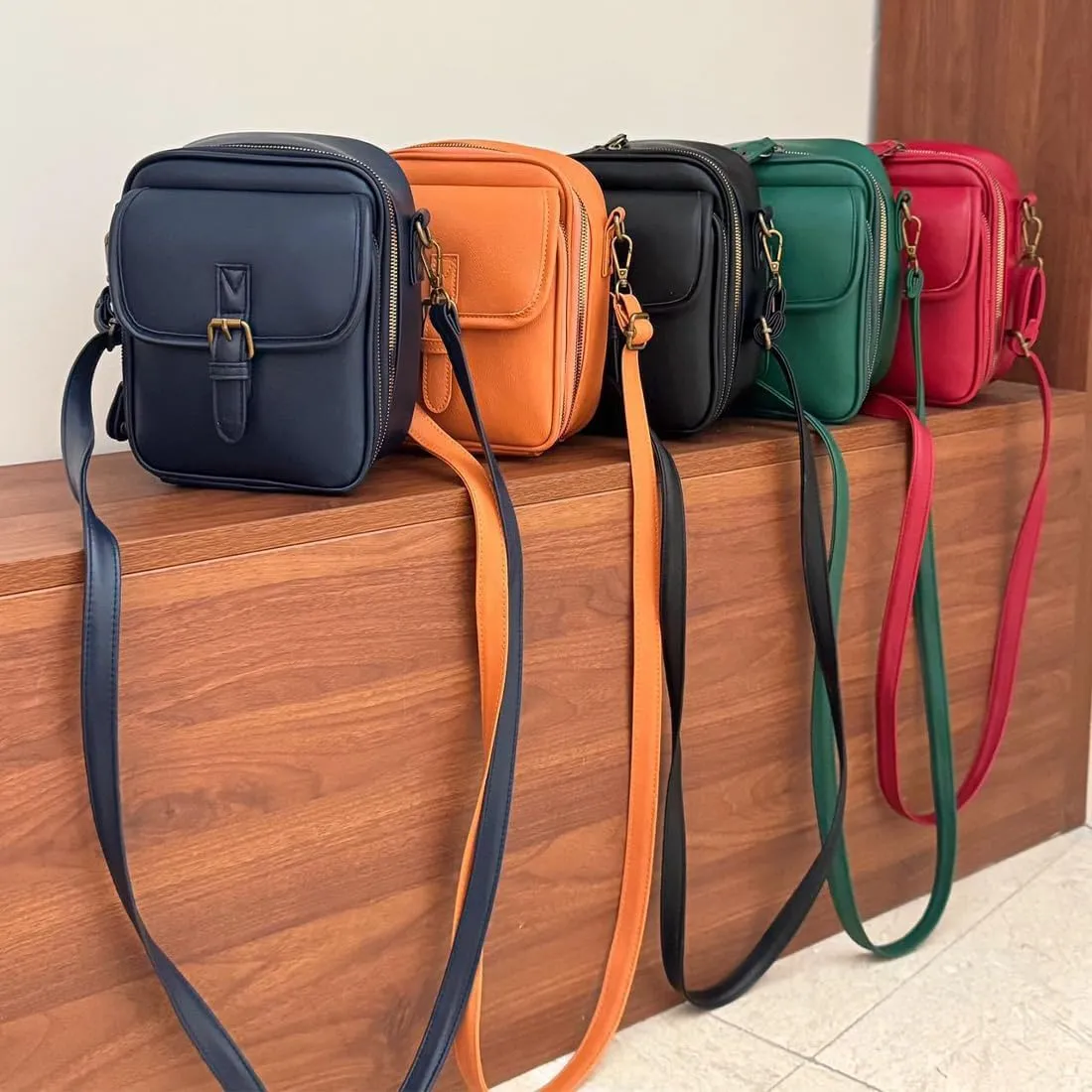 Urvashi Crossbody Leather Bag, 2025 Upscale Collaboraten1 Crossbody Leather Bag, Crossbodys Purse with Built in Wallet