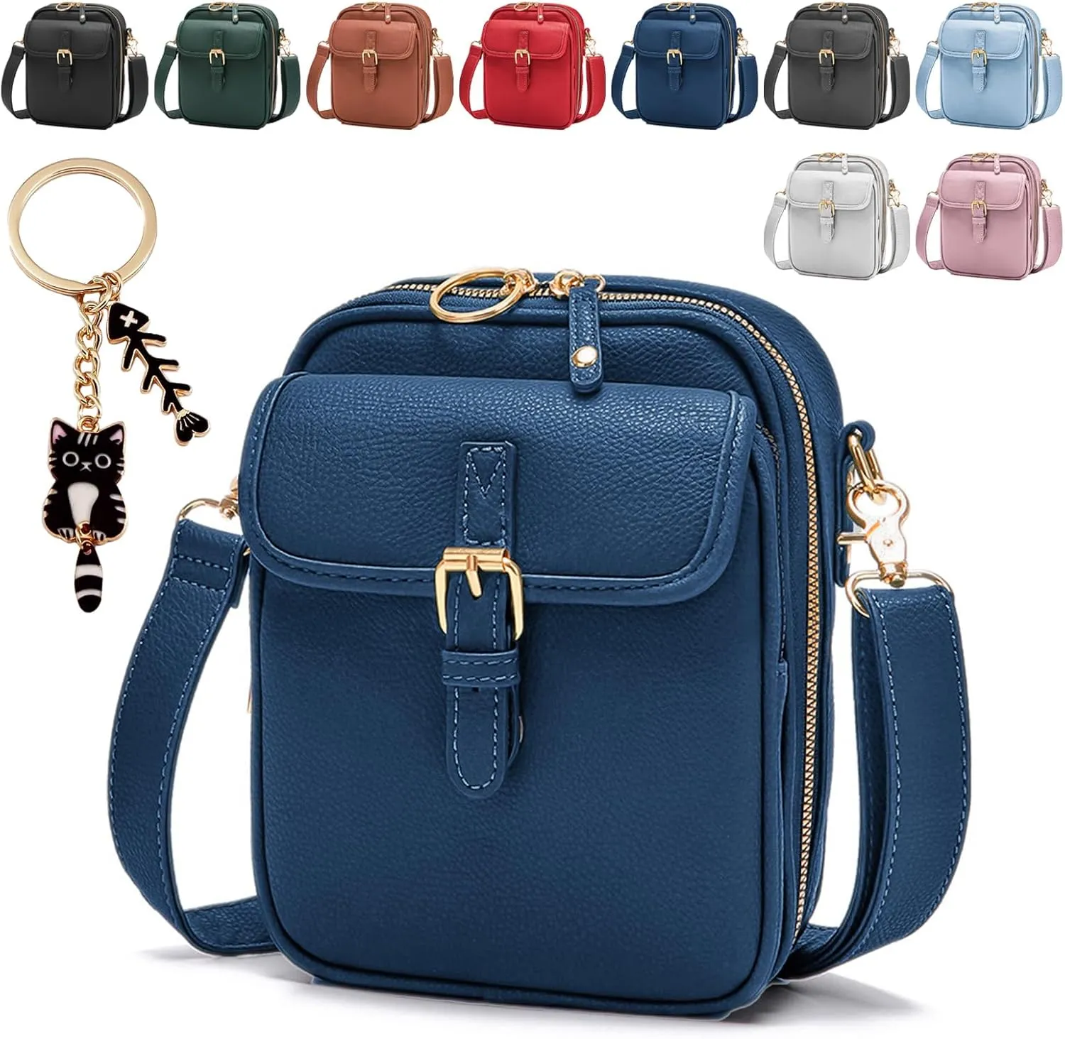 Urvashi Crossbody Leather Bag, 2025 Upscale Collaboraten1 Crossbody Leather Bag, Crossbodys Purse with Built in Wallet