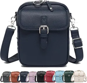 Urvashi Crossbody Leather Bag, Luma Urvashi Leather Bag, Retro Double-Layer Large Capacity Mini Crossbody Bags