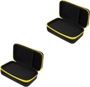 Vaguelly 2pcs Kit Travel Tote Bag Audio Recorder Bag Recording Storage Bag Travel Recorder Case Travel Makeup Bag Recorder Supplies Protector Handheld Oxford Cloth