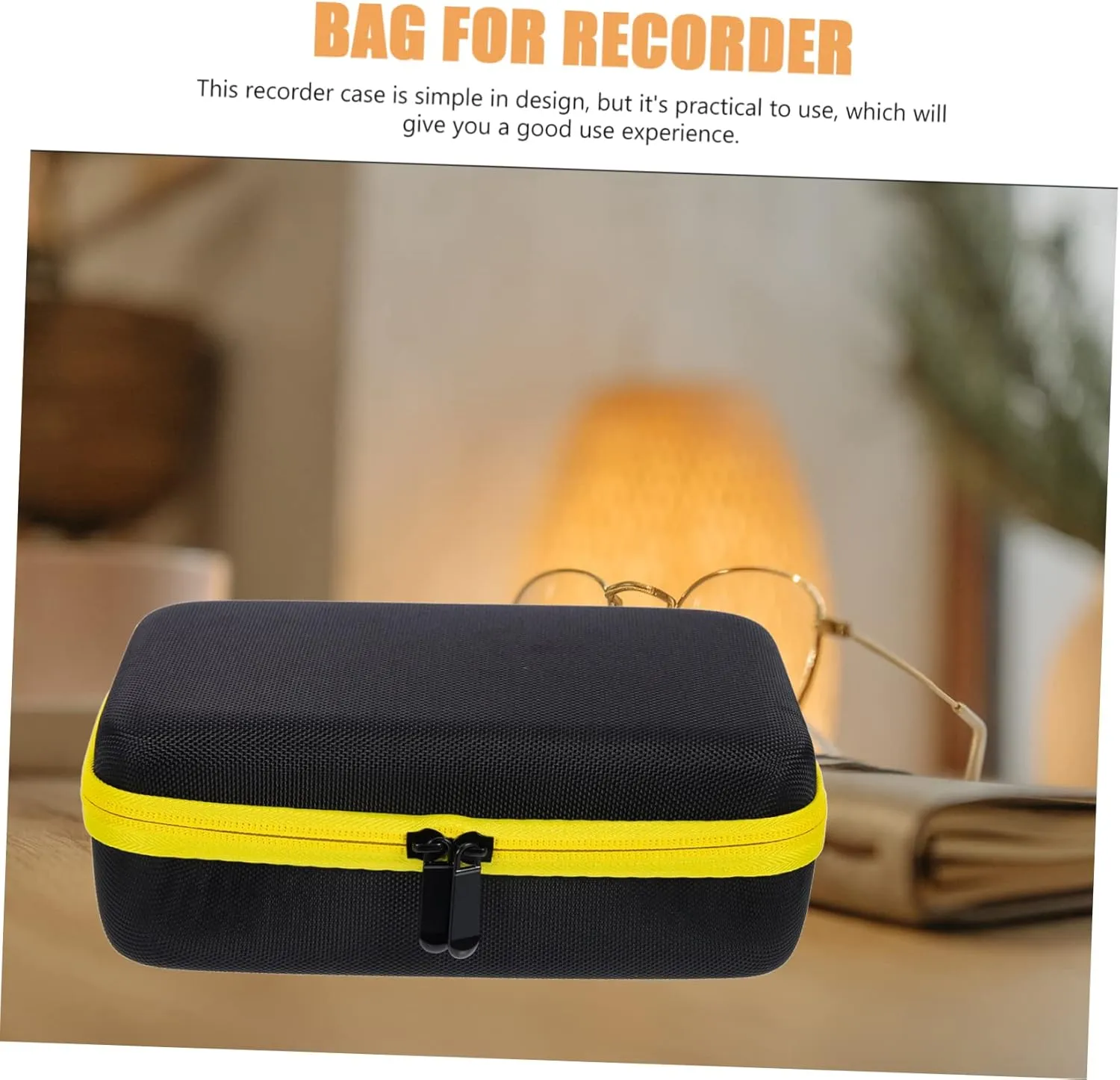 Vaguelly 3pcs Kit Toiletry Bag for Travel Recorder Pouch Digital Recorders Pouch Cosmetic Handbag Storage Bags Protective Bag Oxford Cloth Pencil Case Household