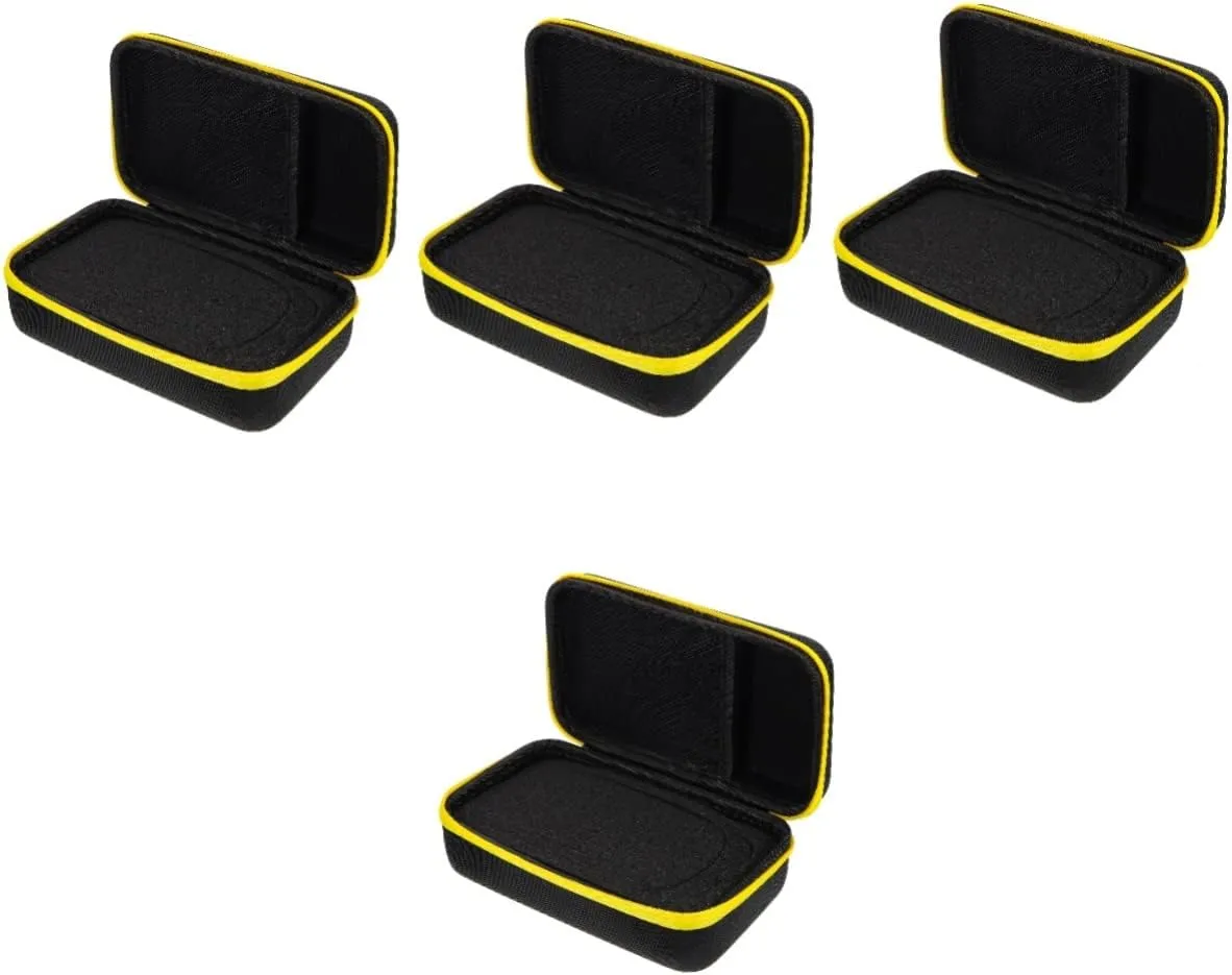 Vaguelly 4pcs Kit Machine Storage Case Earbuds Container Case for Recorder Cosmetic Handbag Sound Recorder Bag Recorder Carry Case Office Portable Digital Bag Velvet