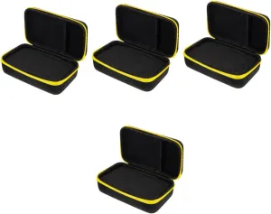 Vaguelly 4pcs Kit Machine Storage Case Earbuds Container Case for Recorder Cosmetic Handbag Sound Recorder Bag Recorder Carry Case Office Portable Digital Bag Velvet