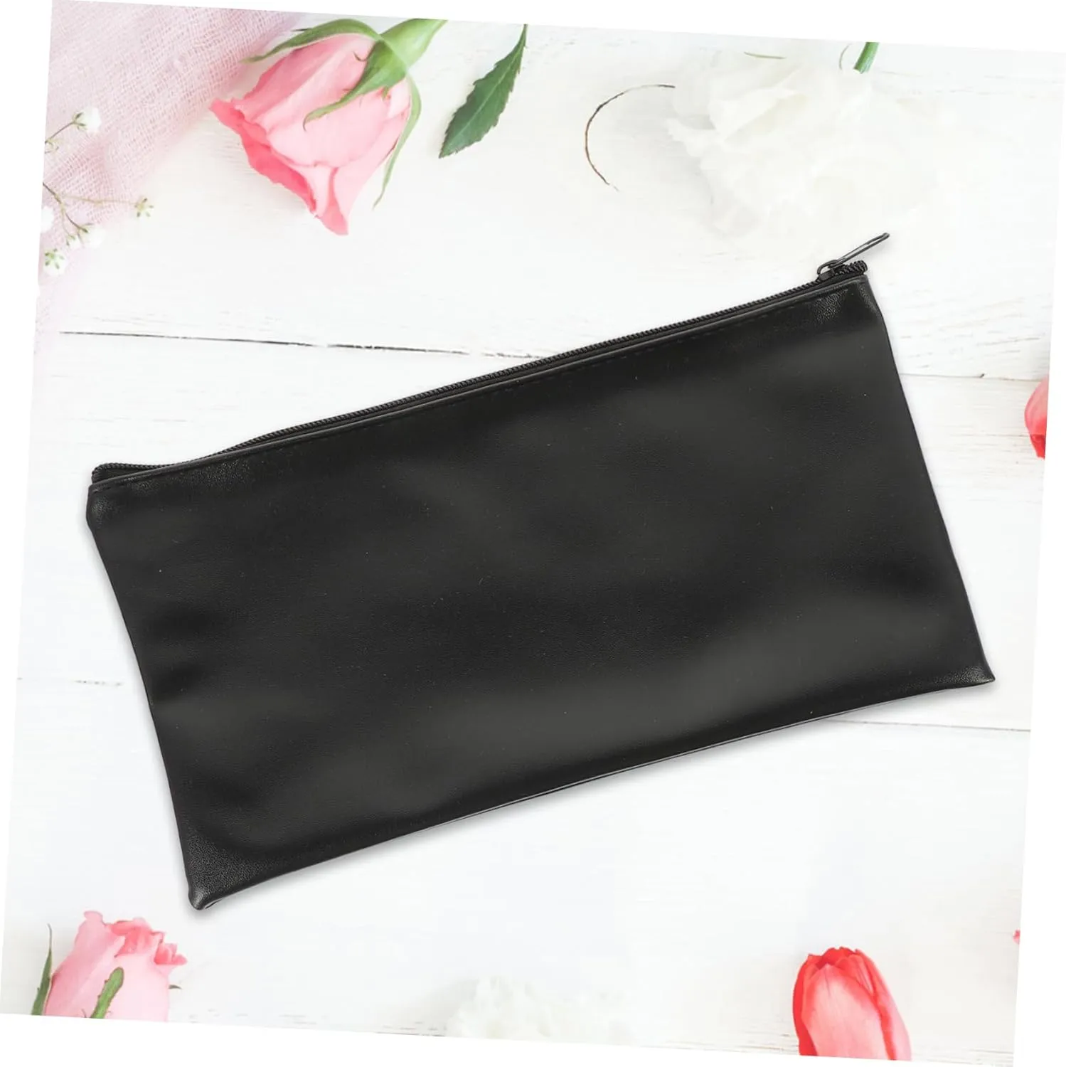 VALICLUD 2pcs Money Bank Deposit Bag with Reusable Coin Pouch Purse Bag for Money