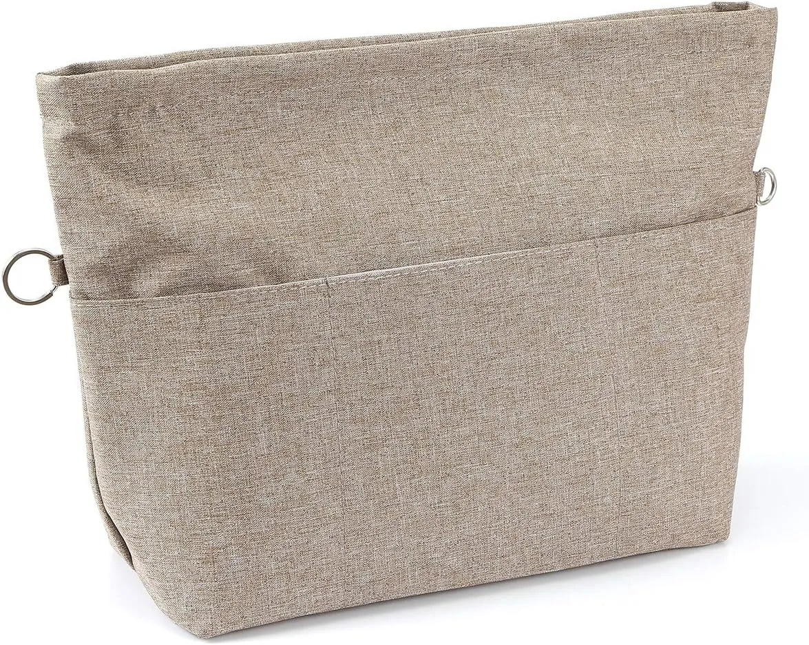 VANCORE Purse Bag Organizer Insert with 13 Pockets, Handbag and Tote Bag Inside Shaper with Zipper