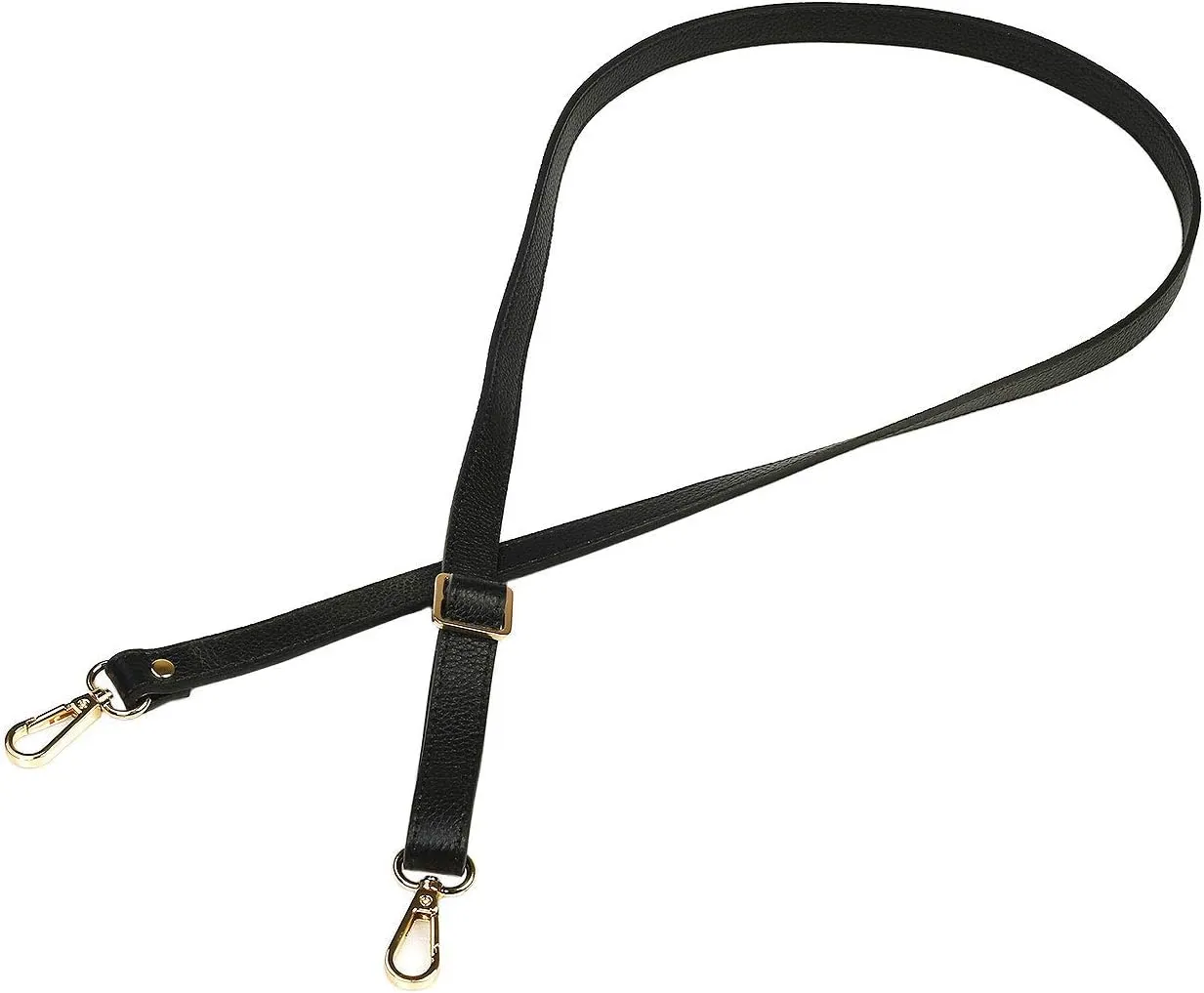 VanEnjoy Full Grain Genuine Leather Adjustable CrossBody Strap Replacement for Bag Purse, 0.7" Wide,26-51" Long