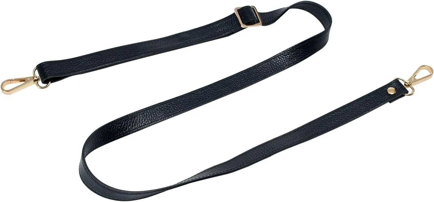 VanEnjoy Full Grain Genuine Leather Adjustable CrossBody Strap Replacement for Bag Purse, 0.7" Wide,26-51" Long