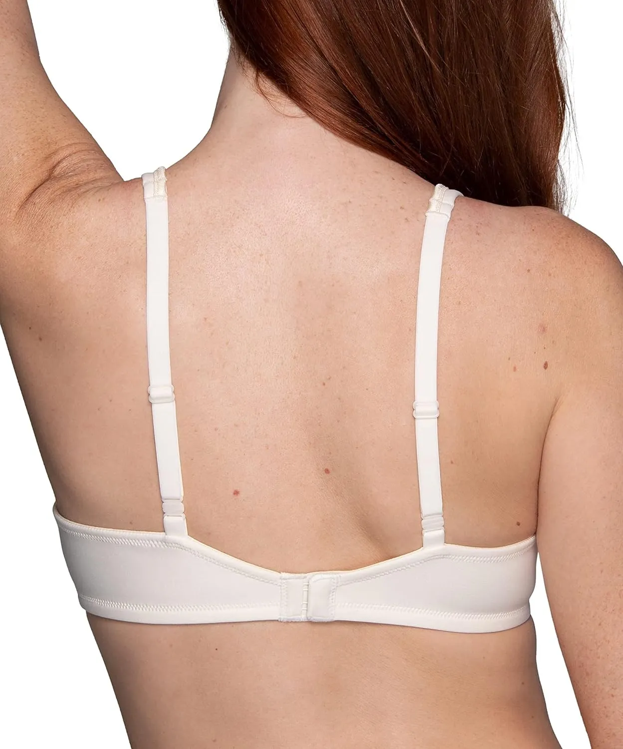 Vanity Fair Women's Bra with 2-Way Convertible Straps, Body Caress Full Coverage, Lightly Lined Cups up to DD