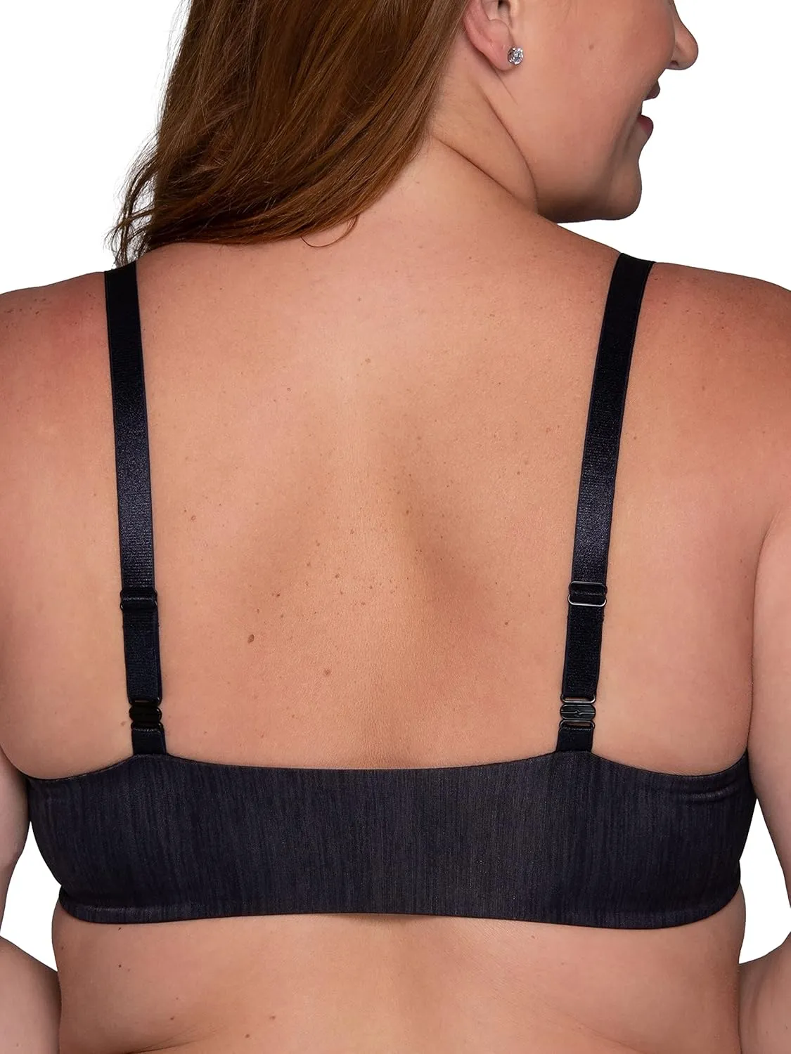 Vanity Fair Women's Illumination Front Closure Bra, 3-Way Convertible Straps, Lightly Lined Cups up to DD