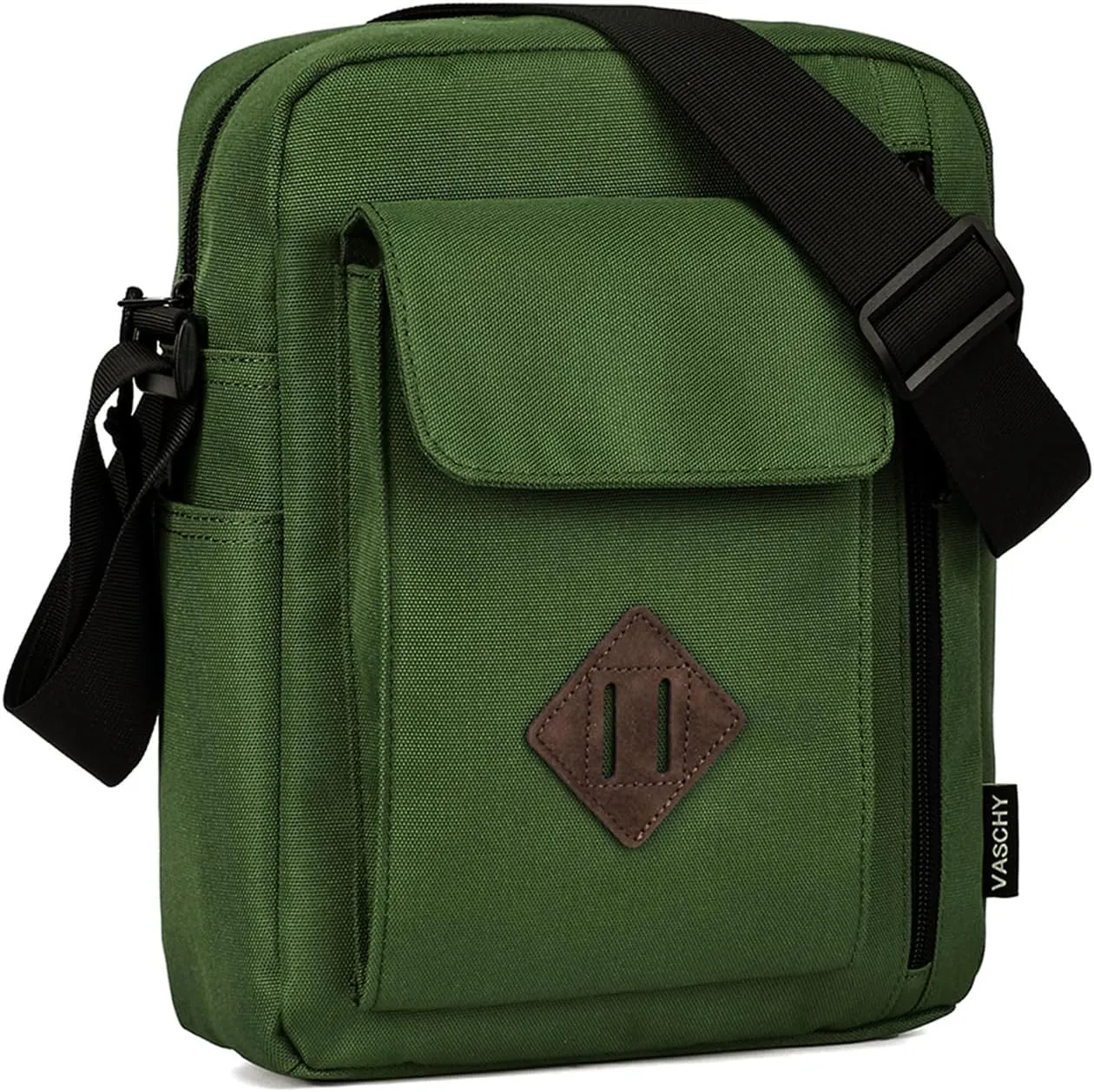 VASCHY Small Messenger Bag, Lightweight Casual Crossbody Sling Shoulder Side Bag for Men Women for Work/Travel/Daily