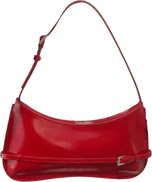Verdusa Women's Buckle Underarm Shoulder Bag Adjustable Strap Leather Purses