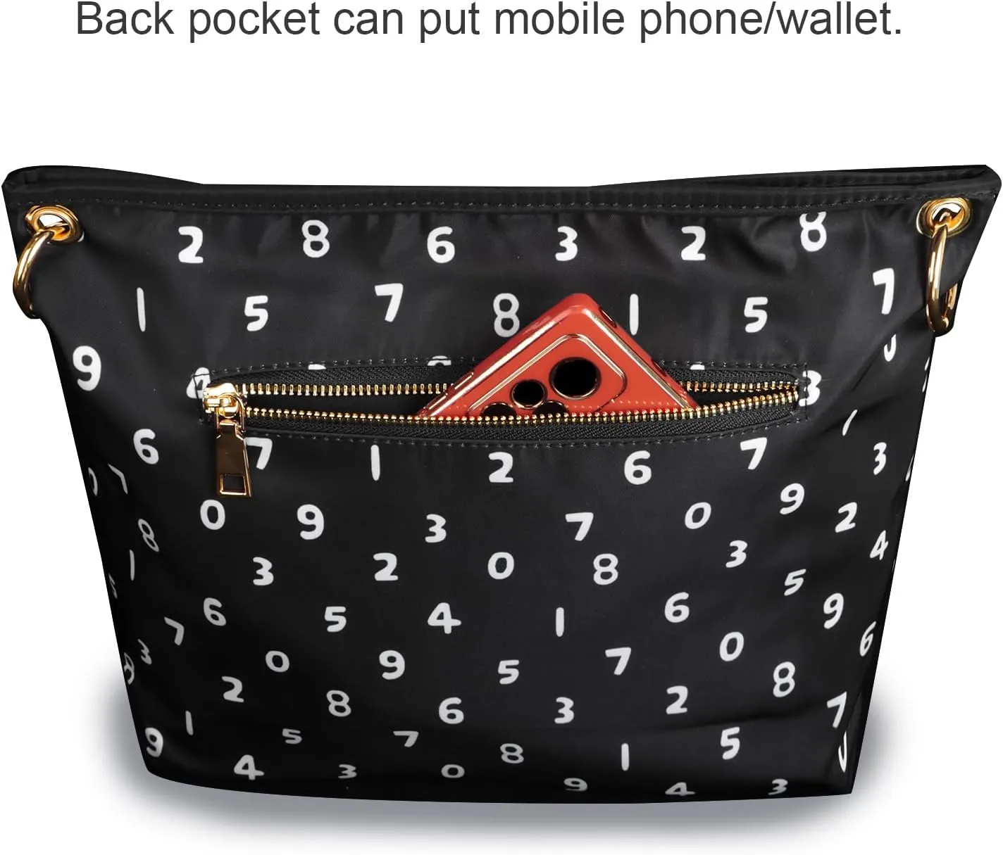 VGOAL Crossbody Bag High Texture Double Zipper Casual Shoulder Women's Bag Nylon Cloth Perforated Messenger Bag