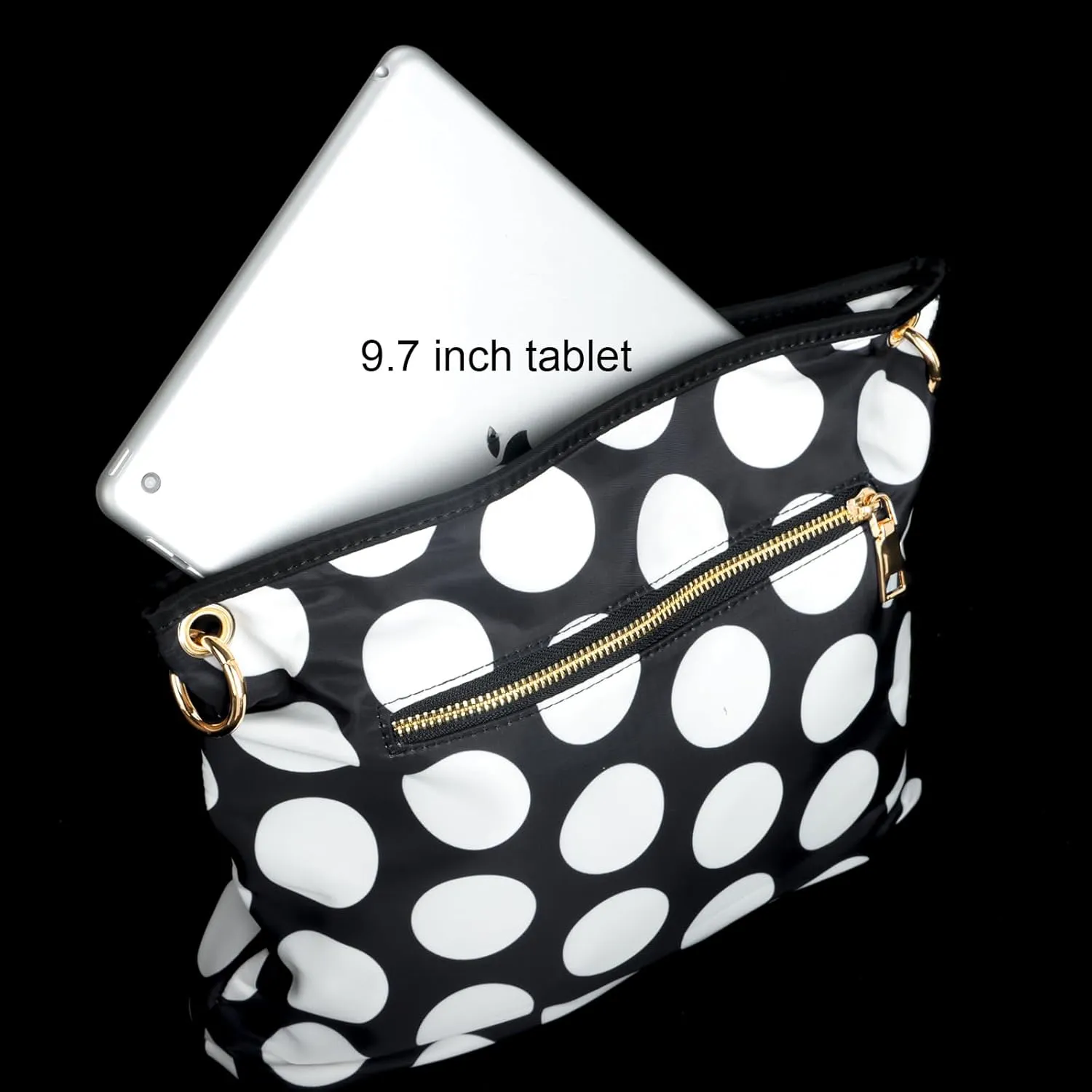 VGOAL Crossbody Bag High Texture Double Zipper Casual Shoulder Women's Bag Nylon Cloth Perforated Messenger Bag