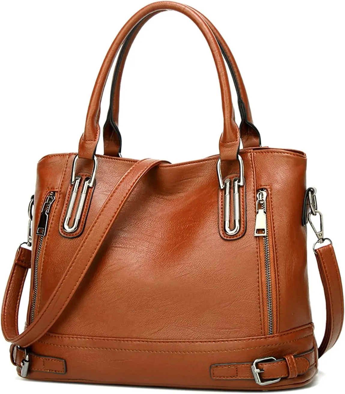 Vintage Handbag Women Crossbody Messenger Bags PU Leather Waterproof
