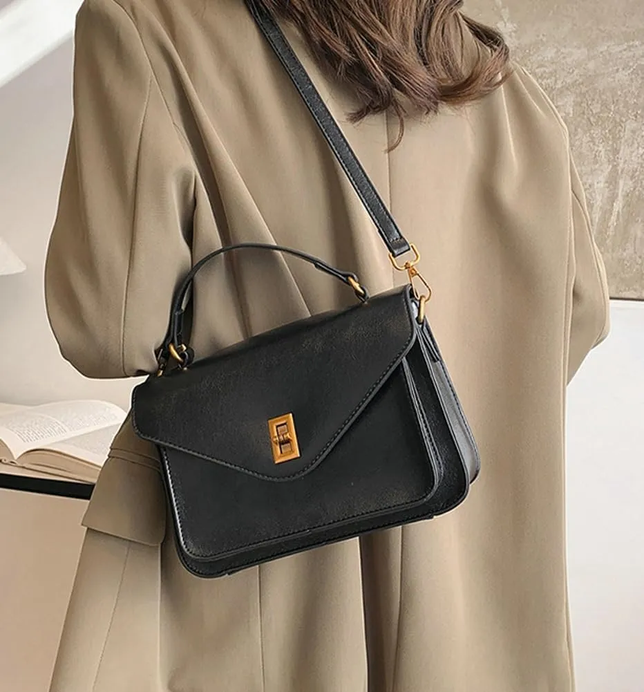Vintage Messenger Bag for Women Leather Shoulder Shoulder Bag Crossbody Satchel Handbag and Purses Work Travel Bag