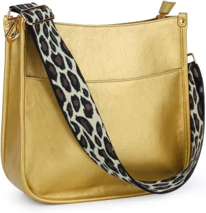 Viva Terry Vegan Leather Crossbody Fashion Shoulder Bag Purse with Adjustable Strap