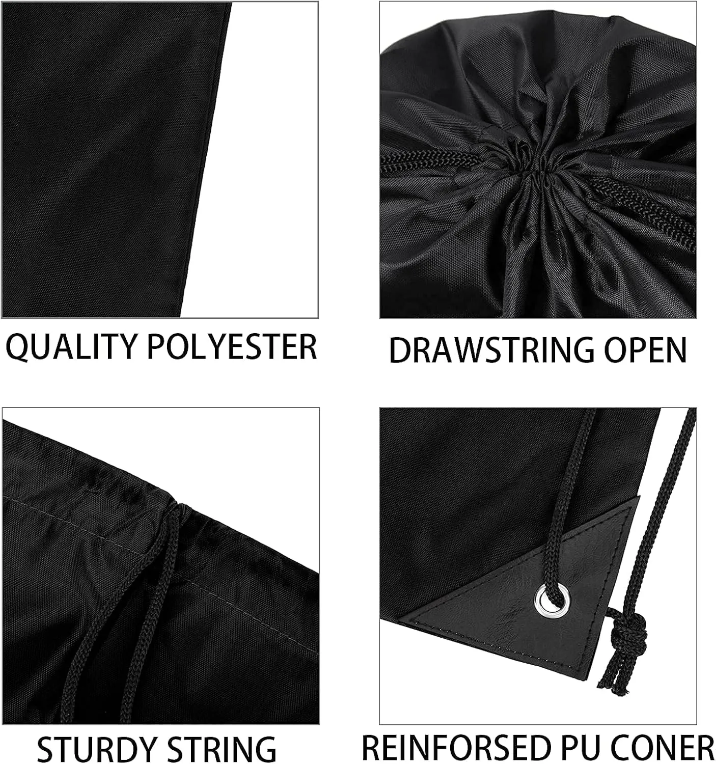 Vorspack Drawstring Backpack 10 Pieces for Party Gym Sport Trip