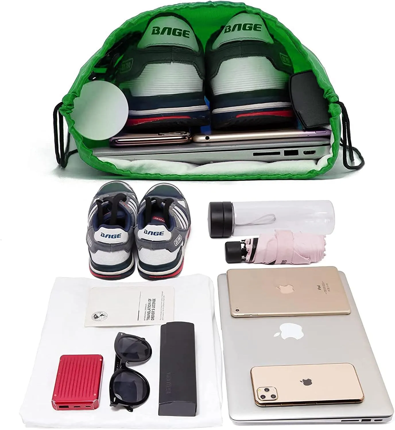 Vorspack Drawstring Backpack 10 Pieces for Party Gym Sport Trip