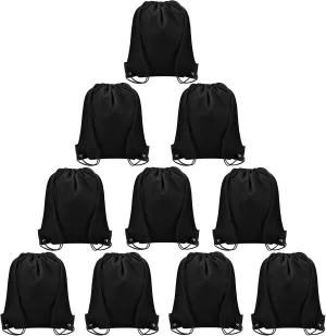 Vorspack Drawstring Backpack 10 Pieces for Party Gym Sport Trip