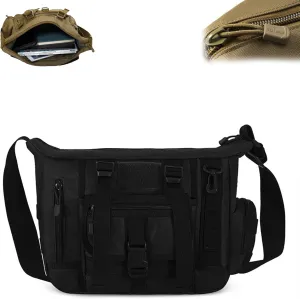 Waterproof Tactical Military Multi-Pocket Crossbody Bag Shoulder Bag Bag Belt Sling Bags Laptop for Working Hunting Camping