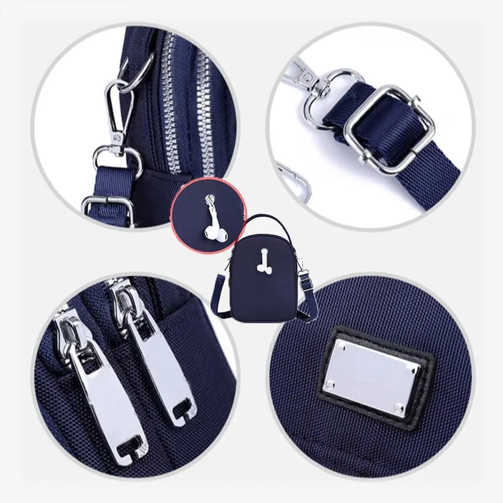 Waterproof Women Crossbody Bag Elegant Oxford Messenger Bags Simple for Work,Multi-Pocket Casual Messenger Bags Purse