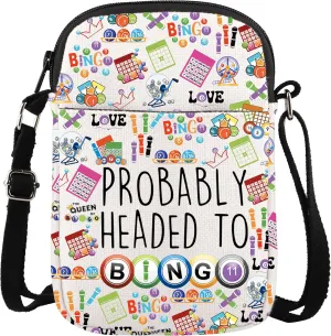 WCGXKO Funny Game Crossbody Bag Gambler Messenger Bag