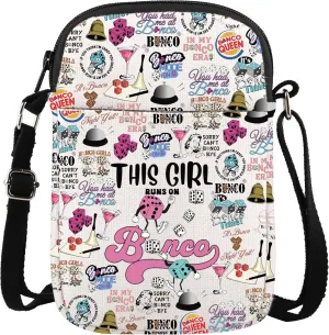 WCGXKO Game Messenger Bag Game Queen Gifts Game Party Bags Game Zipper Crossbody Bag
