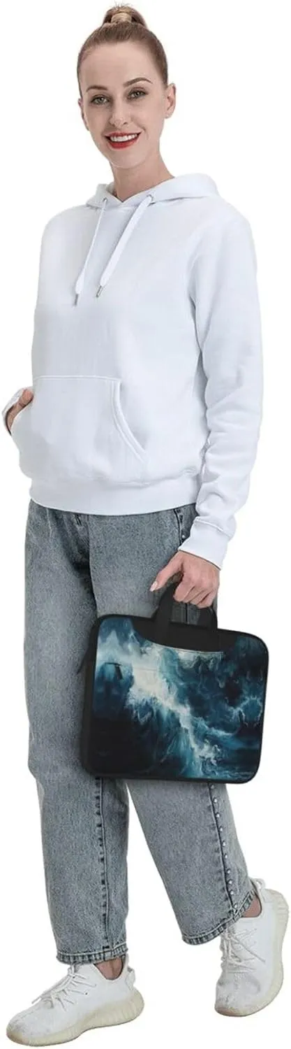 WITHIN THE TIDES Print Messenger Bag & Case Shoulder Strap Fashionable Laptop Bag for Business Travel