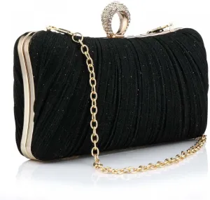 Women Evening Clutch Purses Rhinestone Wedding Clutch Evening Handbag for Formal