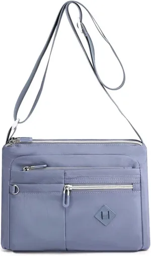 Women Lightweight Multi-Pocket Shoulder Bag,With Adjustable Shoulder Strap, Multi-Pocket Shoulder Crossbody Bag For Women.