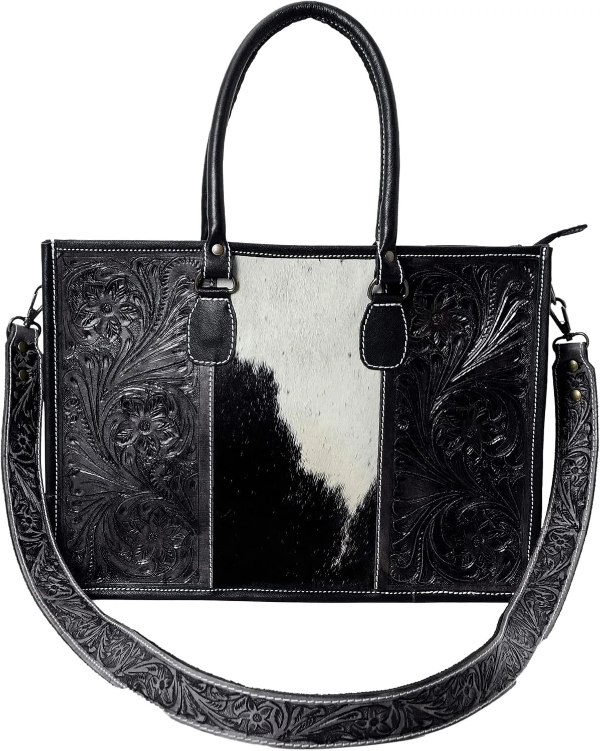 Women Natural Cowhide Leather Hand Bag With Adjustable Detachable Strap Leather Massenger Handbag Purse Sling Bag