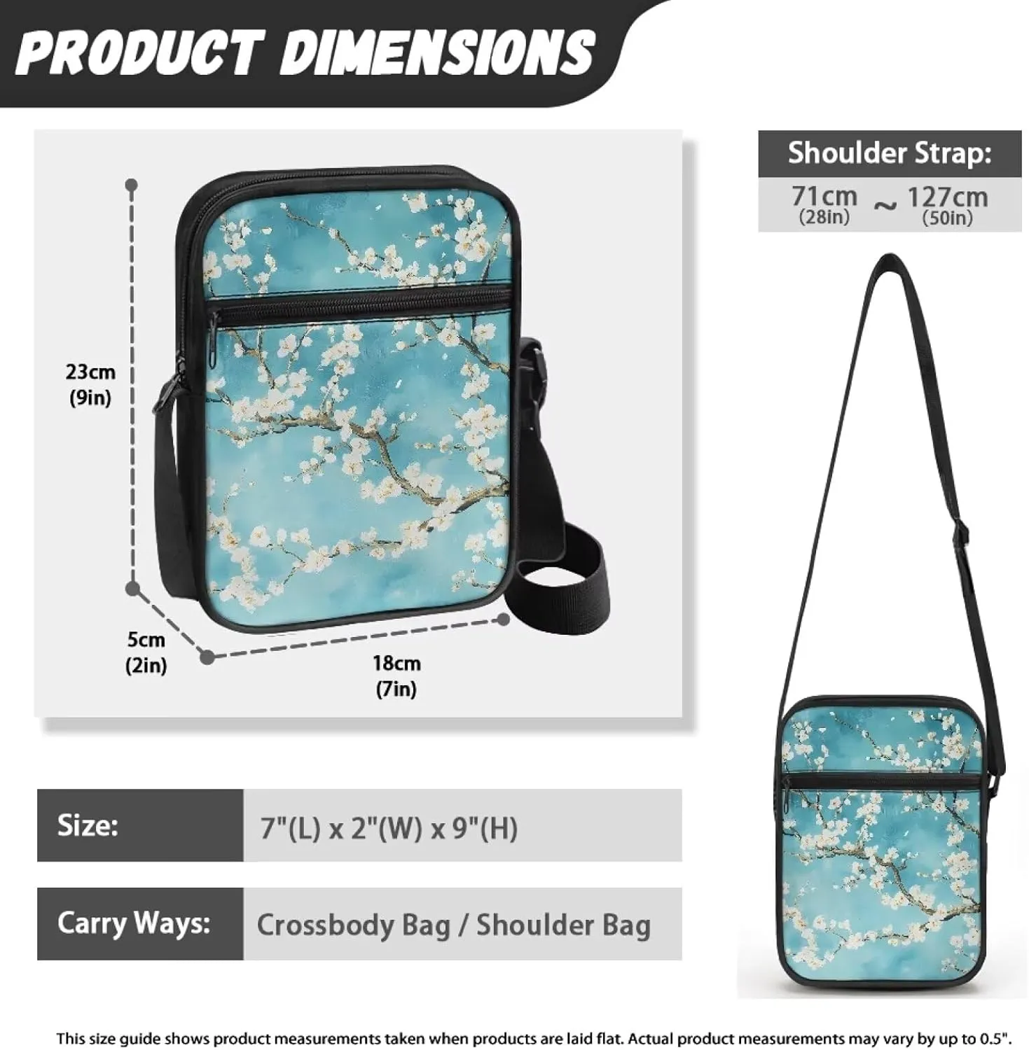 Women Small Crossbody Bag Cross Body Cell Phone Bag Purse Wallet Pouch Lightweight Sling Bag Shoulder Handbag