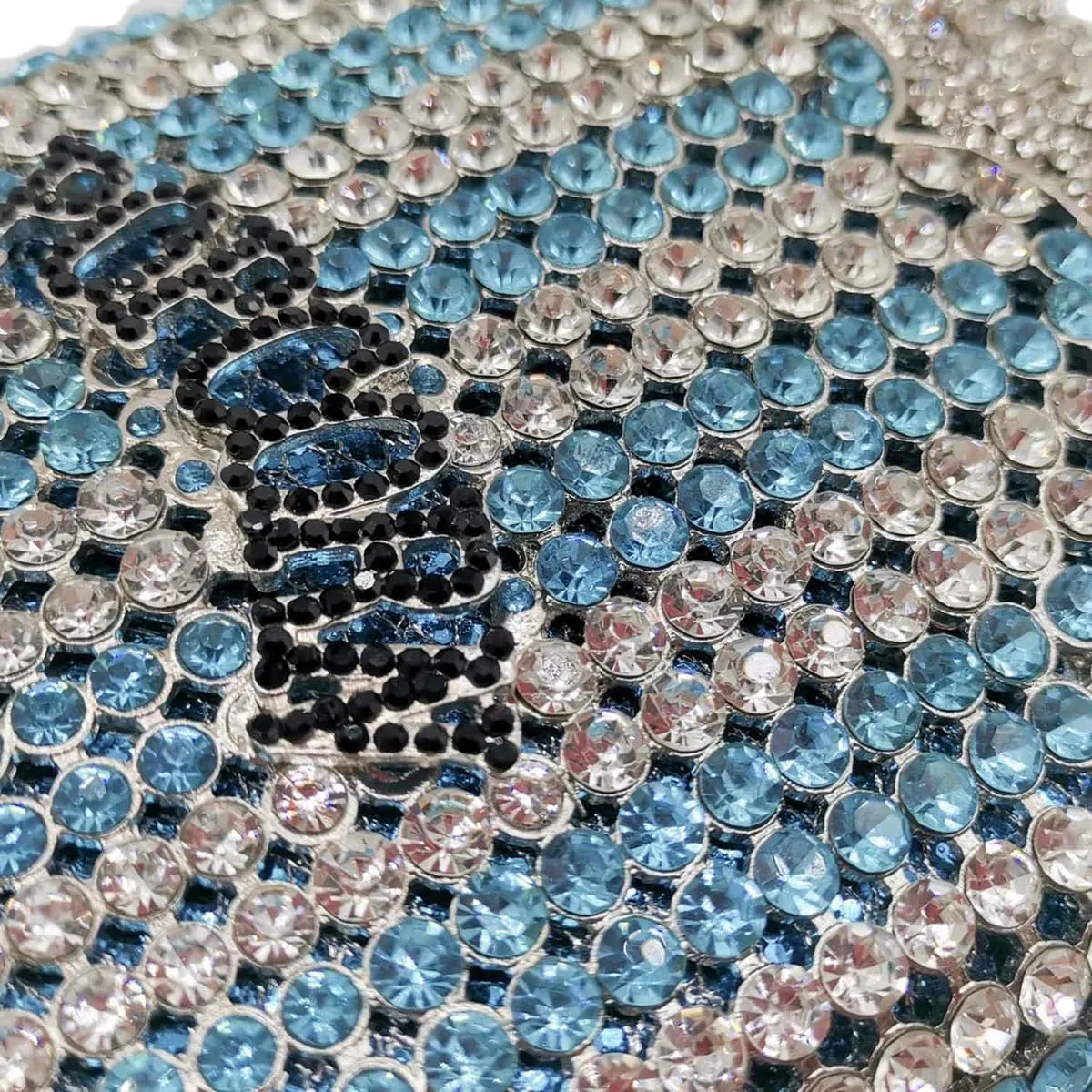 Women Unique Popcorn Crystal Evening Bag Novelty Rhinestone Clutch Purse for Dinner Cinema Halloween