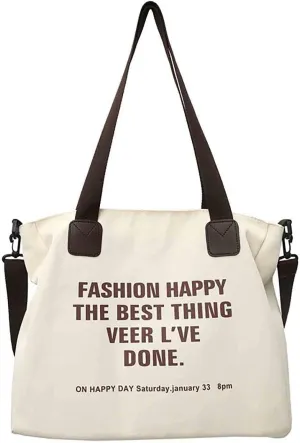 Women's canvas handbag Women's messenger bag Men's and women's fashionable retro messenger bag
