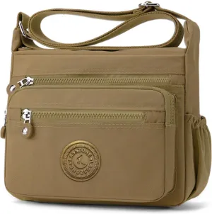 Women's Shoulder Bags Multi-Pocket Casual Crossbody Bag Handbags Waterproof Nylon Messenger Travel Bags Ladies Tote