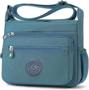 Women's Shoulder Bags Multi-Pocket Casual Crossbody Bag Handbags Waterproof Nylon Messenger Travel Bags Ladies Tote
