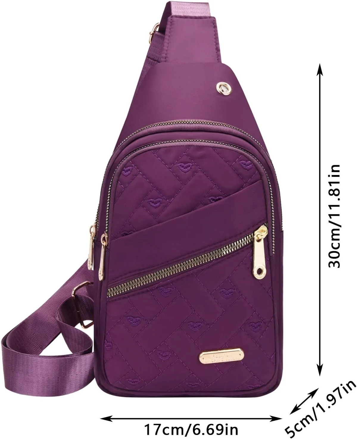 Women's Waterproof Crossbody Purses Stadium Approved with Front Pocket for Concerts Mens Everyday Bag