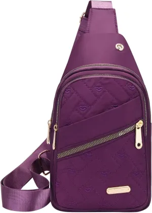 Women's Waterproof Crossbody Purses Stadium Approved with Front Pocket for Concerts Mens Everyday Bag