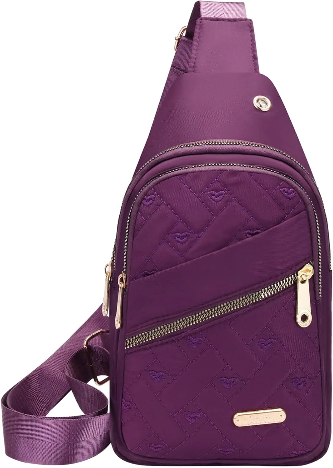 Women's Waterproof Crossbody Purses Stadium Approved with Front Pocket for Concerts Mens Everyday Bag