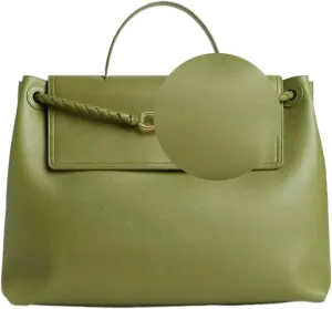 Women's Woven Bags, Crossbody Bags Fashion Women's Leather Tote Bag - Medium Crossbody with Bow, Trendy Handbags